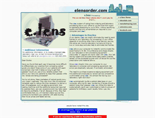 Tablet Screenshot of elensorder.com